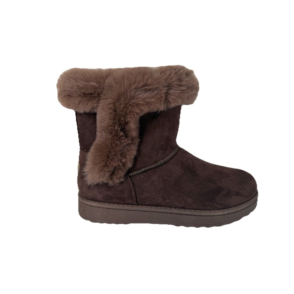 White Mountain In her Faux Fur Brown Women's Size 6‎ No Box